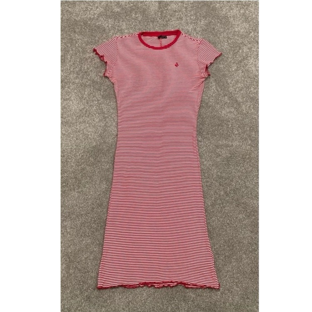 VOLCOM 🌹 Striped Ribbed Maxi Dress - Picture 6 of 14